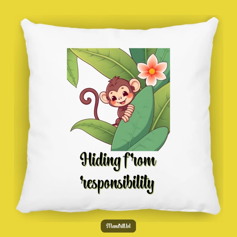 Funny Monkey Pillow: Cozy Jungle Mischief for a Snuggly, Hilarious Gift!